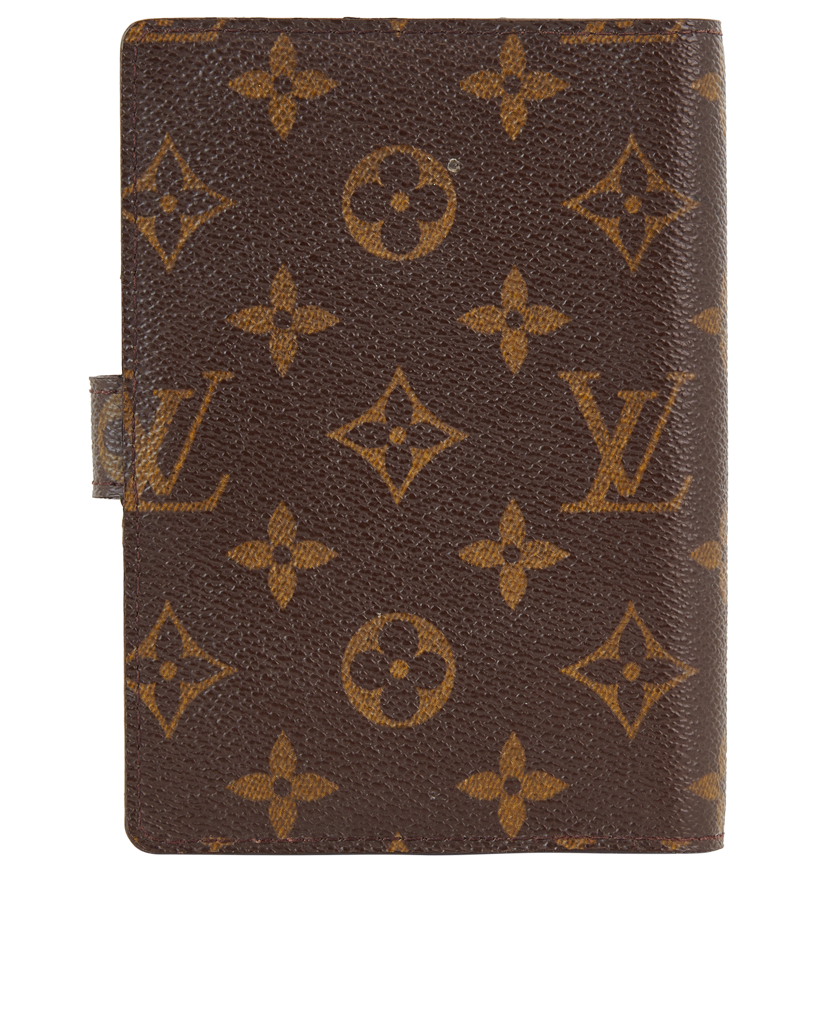 Louis Vuitton Small Ring Agenda, &pound;150, Accessories, Brown, Canvas, Back view